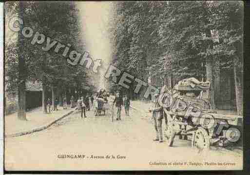 Ville de GUINGAMP Carte postale ancienne